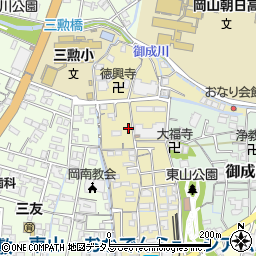 岡山県岡山市中区徳吉町周辺の地図