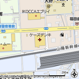 楽々パソコン教室ケーズデンキ岡山大安寺校周辺の地図