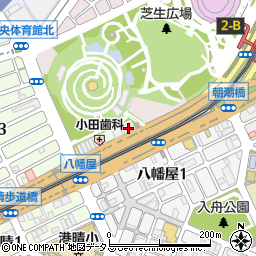 福城周辺の地図