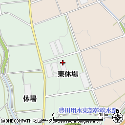 愛知県豊橋市城下町（東休場）周辺の地図