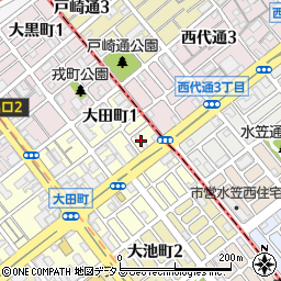阪神電業社周辺の地図