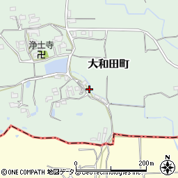 奈良県奈良市大和田町240-1周辺の地図