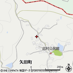 奈良県大和郡山市矢田町1723周辺の地図