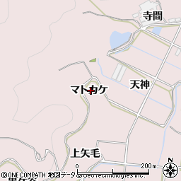 愛知県田原市野田町（マトカケ）周辺の地図