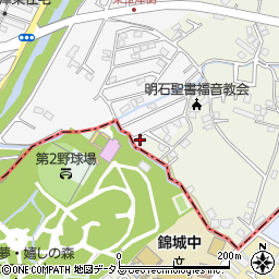 兵庫県神戸市西区伊川谷町潤和1周辺の地図
