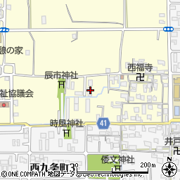 奈良県奈良市杏町56周辺の地図