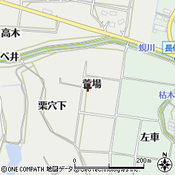 愛知県田原市相川町（萱場）周辺の地図