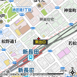 補聴器工房　神戸周辺の地図