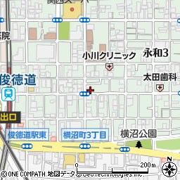 福井獣医科周辺の地図