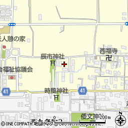 奈良県奈良市杏町59周辺の地図