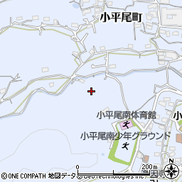 奈良県生駒市小平尾町周辺の地図