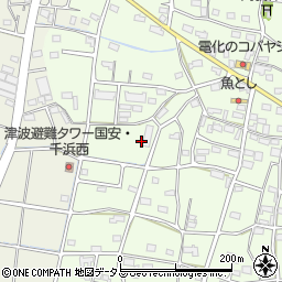 静岡県掛川市千浜5217周辺の地図
