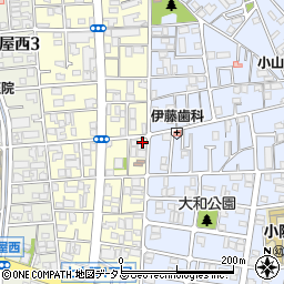 大阪府東大阪市小阪本町2丁目7-8周辺の地図