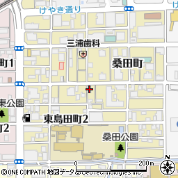 ＴＨＥＭＯＤＥＲＮ桑田町周辺の地図