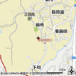 兵庫県神戸市須磨区多井畑前所22周辺の地図