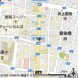 大阪府大阪市浪速区日本橋周辺の地図