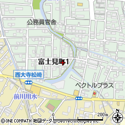 岡山県岡山市東区富士見町1丁目16周辺の地図