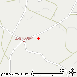 広島県三次市三和町上板木307周辺の地図