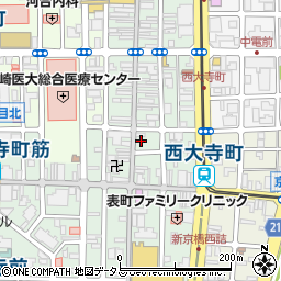 岡村商事表町ビル周辺の地図