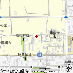 奈良県奈良市杏町55周辺の地図