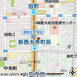 香川銀行岡山支店周辺の地図