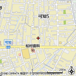 岡山学芸館高等学校　占春寮周辺の地図