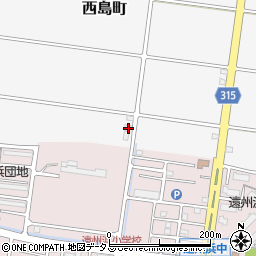 静岡県浜松市中央区西島町1572周辺の地図