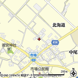 愛知県田原市神戸町北海道201周辺の地図