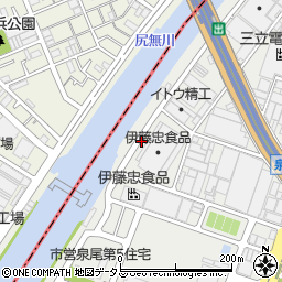 大阪府大阪市大正区泉尾7丁目4周辺の地図