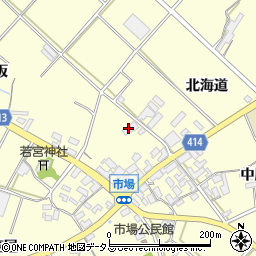 愛知県田原市神戸町北海道202周辺の地図