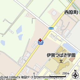三重県名張市西原町161周辺の地図