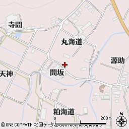 愛知県田原市野田町丸海道20周辺の地図