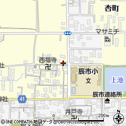 奈良県奈良市杏町528周辺の地図