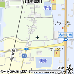 奈良県奈良市清水永井町周辺の地図