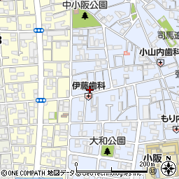 大阪府東大阪市下小阪1丁目27-14周辺の地図