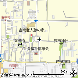 奈良県奈良市杏町427周辺の地図