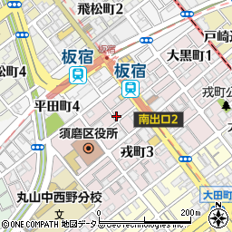 松原鍼灸院周辺の地図