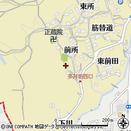 兵庫県神戸市須磨区多井畑前所24周辺の地図