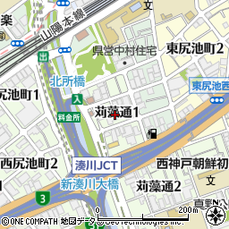 〒653-0032 兵庫県神戸市長田区苅藻通の地図