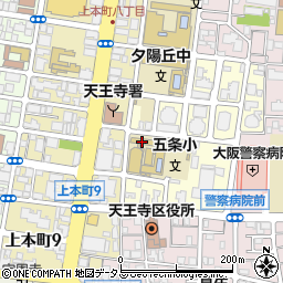 大阪市立五条小学校周辺の地図