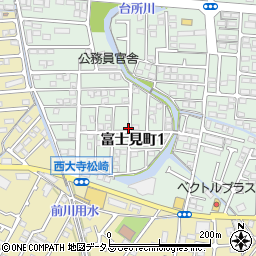 岡山県岡山市東区富士見町周辺の地図