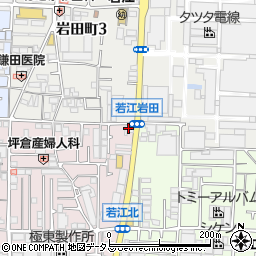 株式会社石井石油　若江岩田給油所周辺の地図