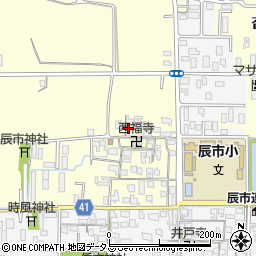 奈良県奈良市杏町517周辺の地図