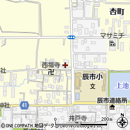 奈良県奈良市杏町527周辺の地図