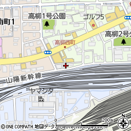 ライフデリ岡山北店周辺の地図