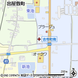 ファッションプラザおかだ　奈良古市店周辺の地図