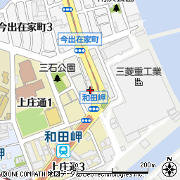 神戸和田崎郵便局周辺の地図