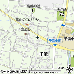 静岡県掛川市千浜5012-3周辺の地図