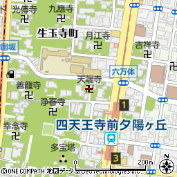 天瑞寺周辺の地図
