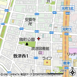 株式会社平和　大阪支社周辺の地図